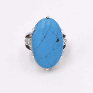 Sterling Silver Ring with Turquoise (P-RL 126)