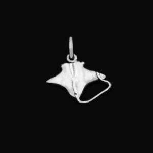 Silver Manta Ray Pendant (CA-PF 186)