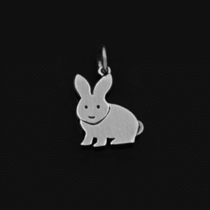 Silver Rabbit Pendant (CA-PF 215)