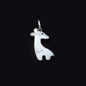 Silver Giraffe Pendant (CA-PL 213)