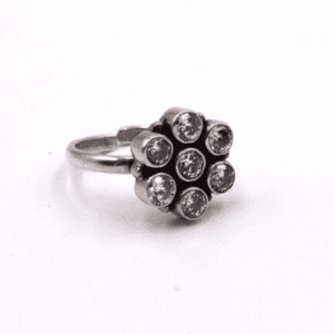 Sterling Silver Ring with Cubic Zirconia (CA-RL 37)