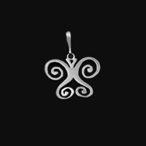 Silver Butterfly Pendant (J-PL 208)