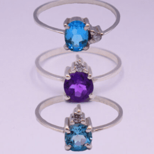 Cubic Zirconia Rings (J-RL 05)