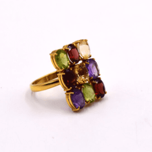 Gold Plated Sterling Silver Ring (M-RL 03M)