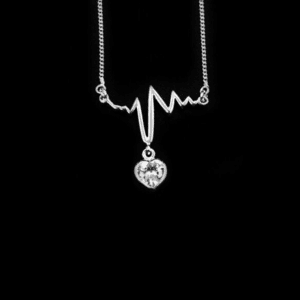 Silver Necklace with Cubic Zirconia (NF 114)