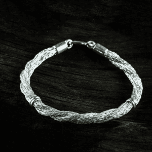 Silver Wire Bangle (W-BL 35)